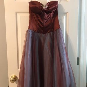 Vintage Strapless Cocktail Dress